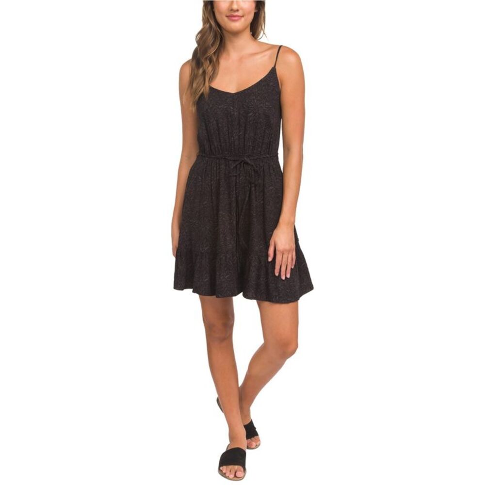 Hurley Womens Kris Tank Fit & Flare Dress, Black, M, DM